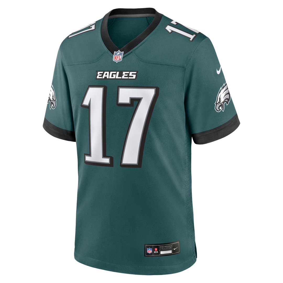 Philadelphia Eagles Arnold Ebiketie Nike Midnight Green Team Game Jersey product image 2, provided for visual reference and