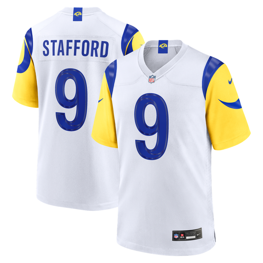 Los Angeles Rams Matthew Stafford Nike White White Game Player Jersey product image 4, provided for visual reference and