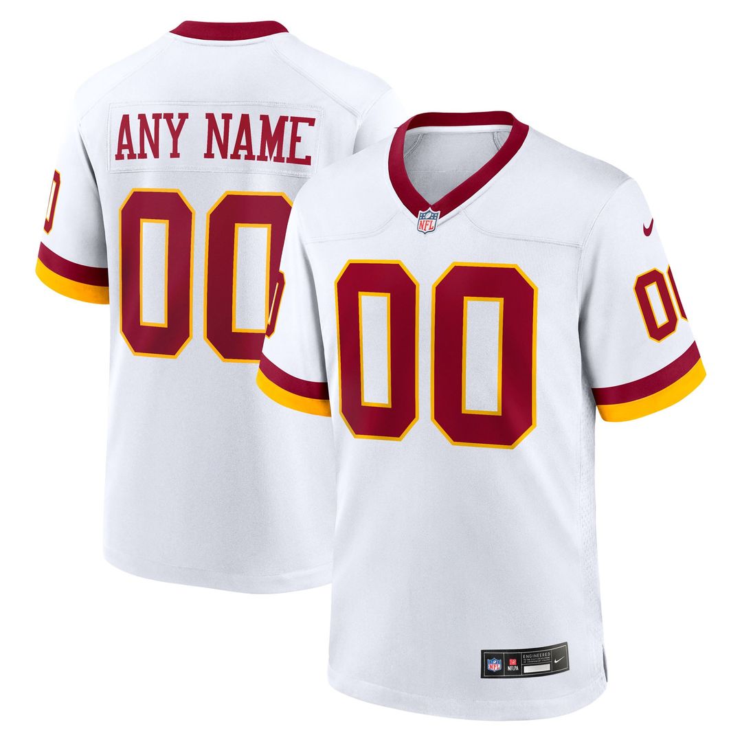 Washington Commanders Nike Black Hail Raiser Alternate Custom Game Jersey product image 22, provided for visual reference