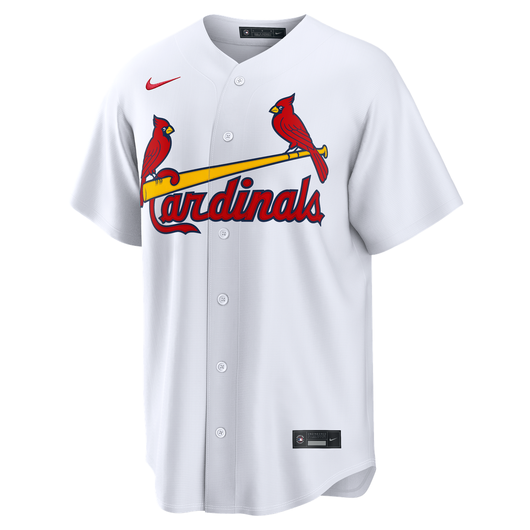 St. Louis Cardinals Alec Burleson Nike White Home Replica Jersey product image 2, provided for visual reference and product