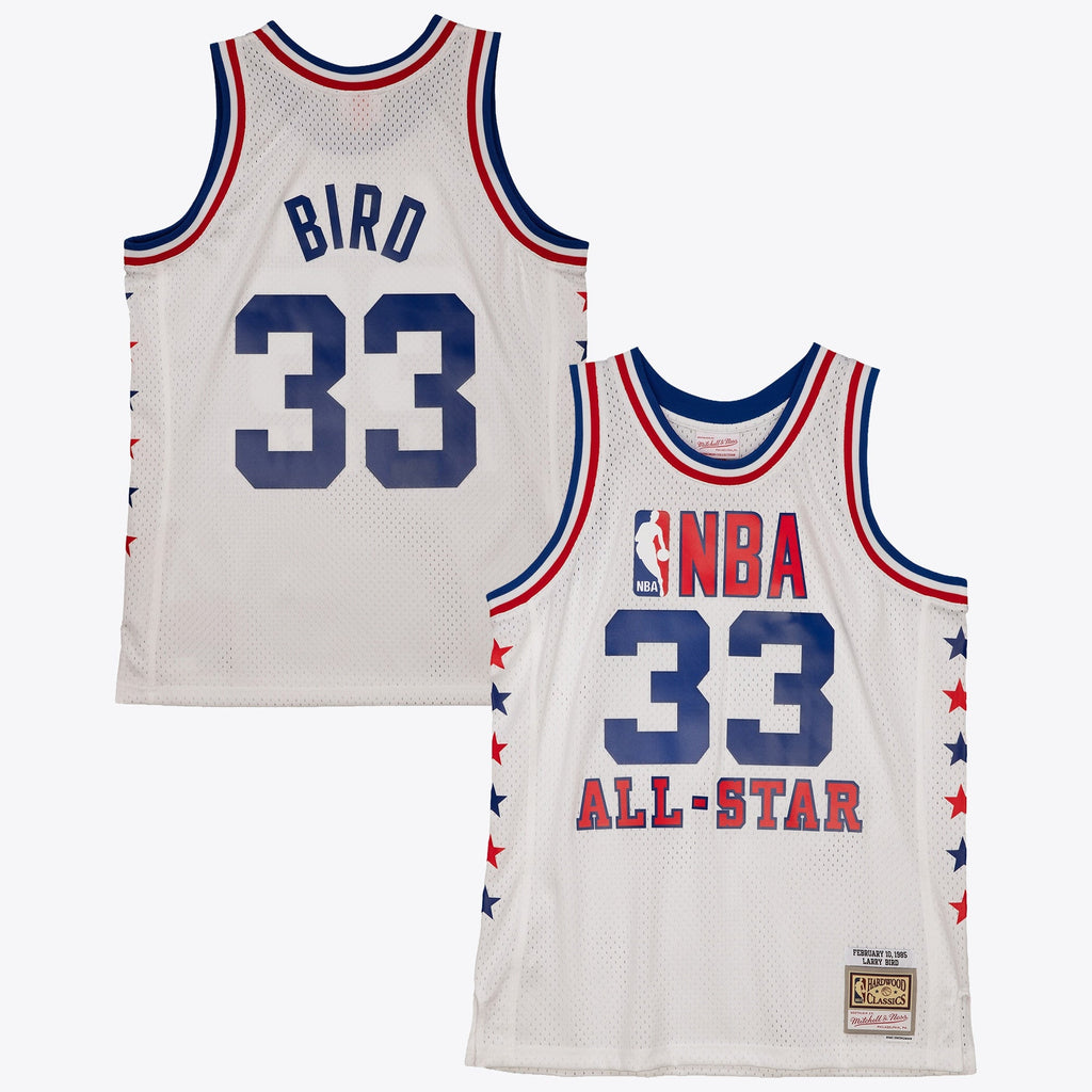 NBA Mitchell & Ness Larry Bird 1985 All-Star Swingman Authentic Jersey - White product image 2, provided for visual