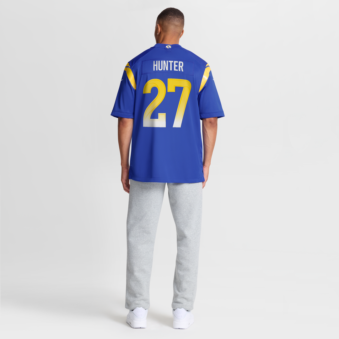 Los Angeles Rams Jarquez Hunter Nike Royal Team Game Jersey product image 8, provided for visual reference and product