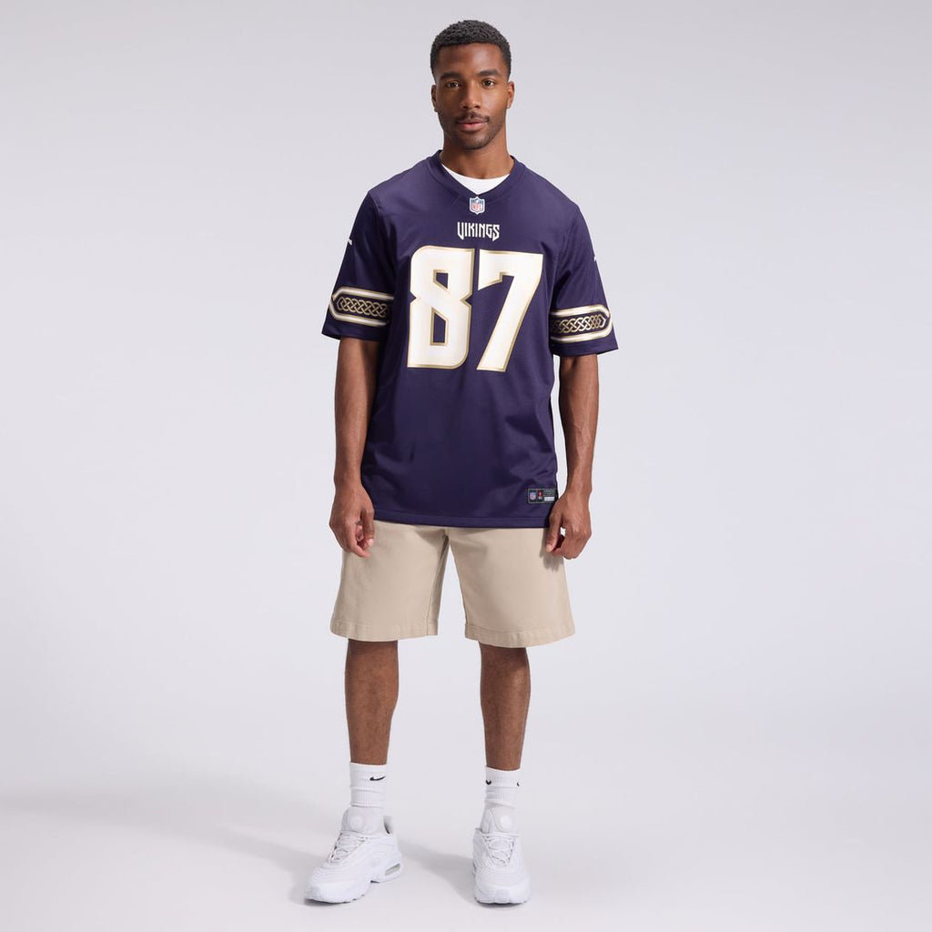 Minnesota Vikings T.J. Hockenson Nike Purple 2026 Rivalries Collection Game Jersey product image 4, provided for visual