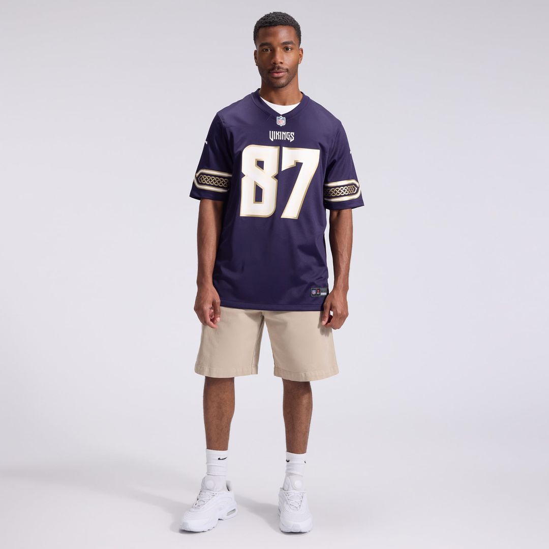 Minnesota Vikings T.J. Hockenson Nike Purple 2026 Rivalries Collection Game Jersey product image 4, provided for visual
