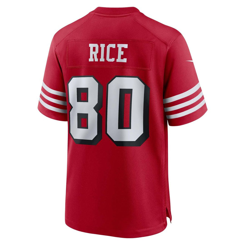 San Francisco 49ers Jerry Rice Nike White Retired Player Game Jersey product image 9, provided for visual reference and