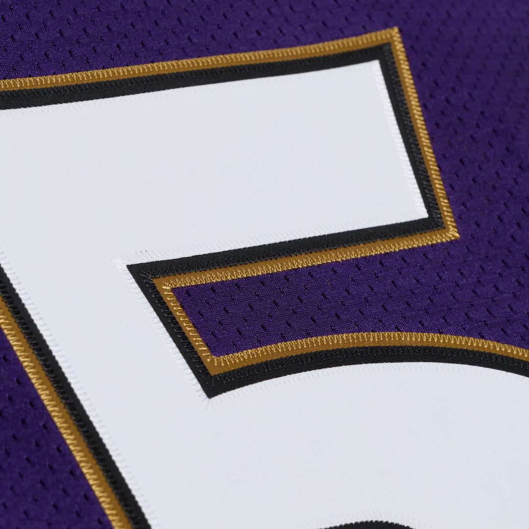Baltimore Ravens Ray Lewis Mitchell & Ness Purple 1996 Authentic Throwback Jersey product image 10, provided for visual