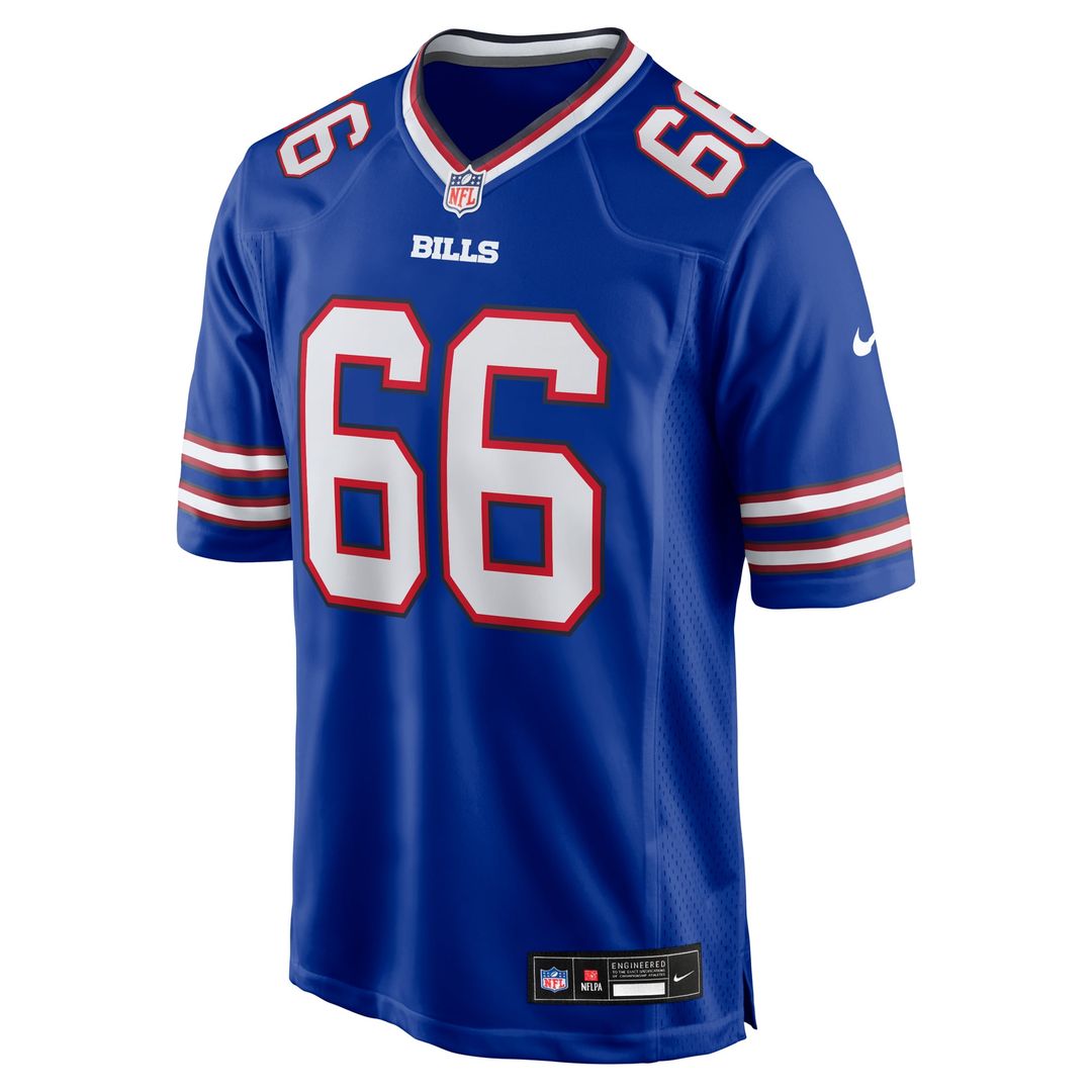 Buffalo Bills Connor McGovern Nike Royal Game Player Jersey product image 2, provided for visual reference and product