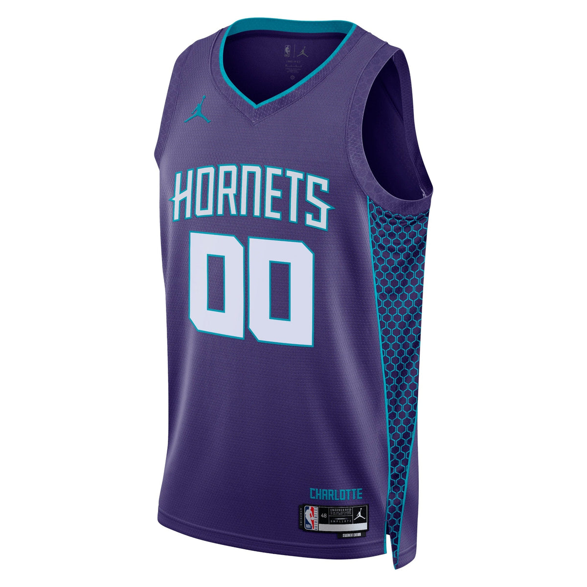 Charlotte Hornets Jordan Statement Edition Swingman Jersey - Custom - Unisex product image 2, provided for visual reference