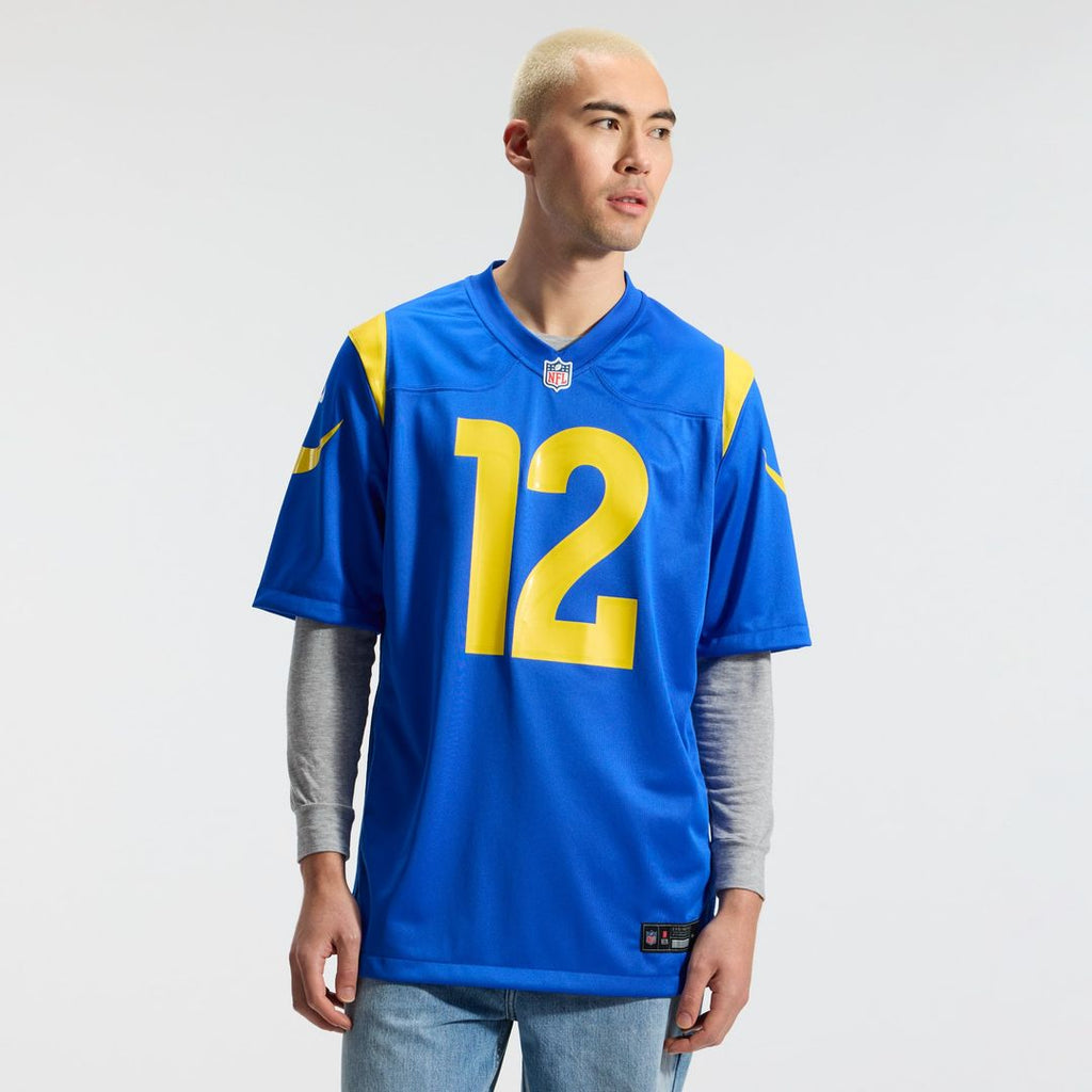 Los Angeles Rams Puka Nacua Nike Royal Team Game Player Jersey product image 15, provided for visual reference and product