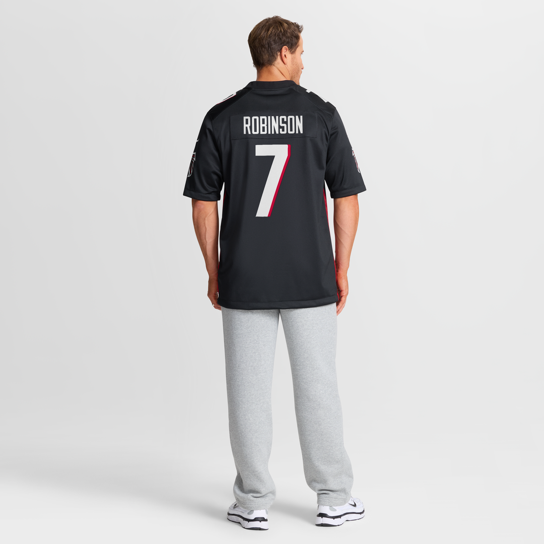 Atlanta Falcons Bijan Robinson Nike Black Game Jersey product image 16, provided for visual reference and product detail