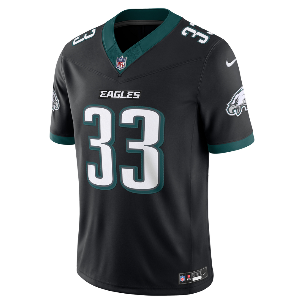 Philadelphia Eagles Cooper DeJean Nike Black Alternate Vapor F.U.S.E. Stitched Limited Jersey product image 5, provided for