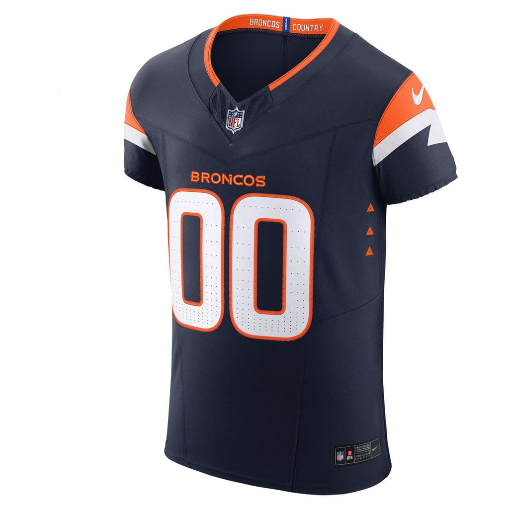 Denver Broncos Nike Orange Team Vapor F.U.S.E. Elite Custom Jersey product image 8, provided for visual reference and