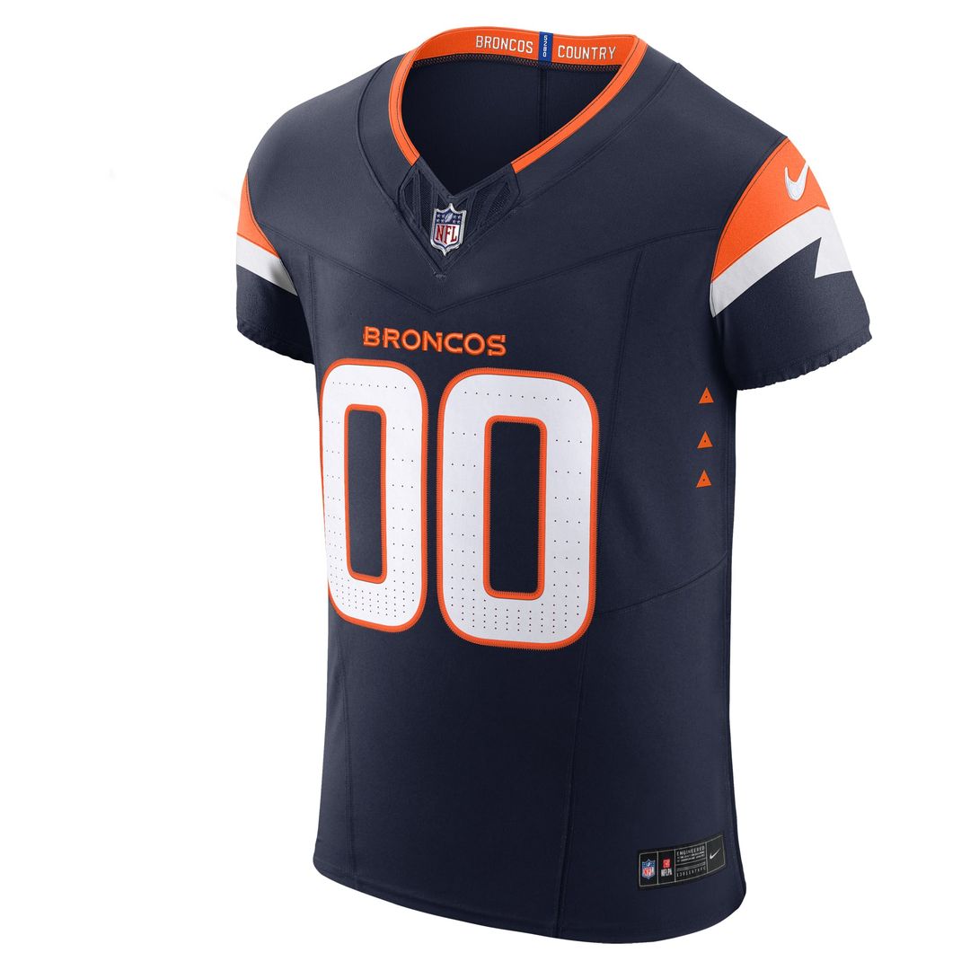 Denver Broncos Nike Orange Team Vapor F.U.S.E. Elite Custom Jersey product image 8, provided for visual reference and