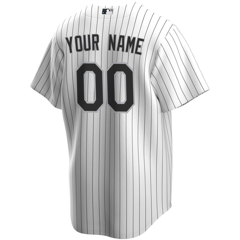 Chicago White Sox Nike White Home Replica Custom Jersey product image 3, provided for visual reference and product detail