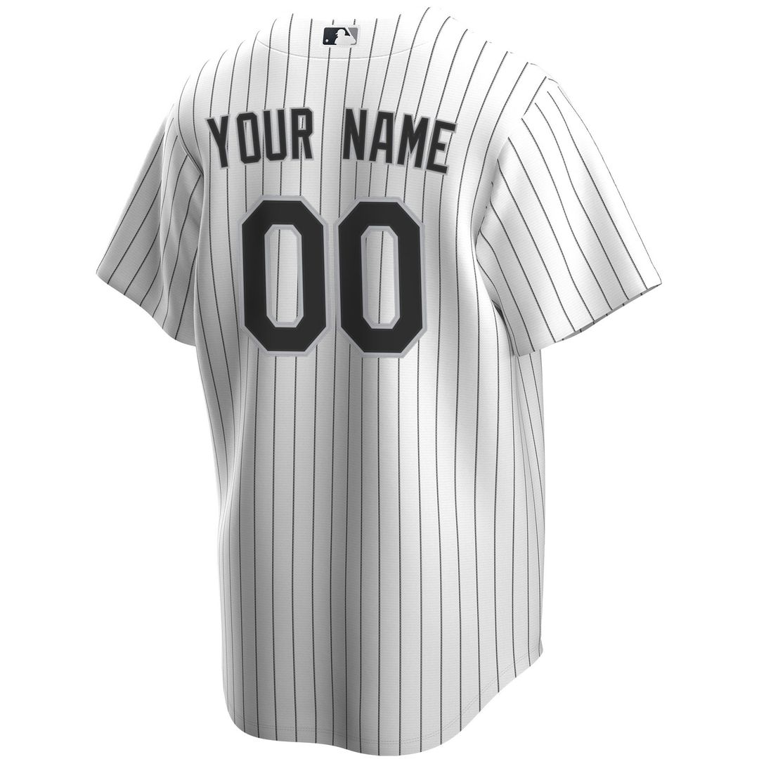 Chicago White Sox Nike White Home Replica Custom Jersey product image 3, provided for visual reference and product detail