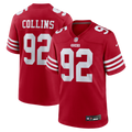 San Francisco 49ers Alfred Collins Nike Scarlet Team Game Jersey product image 1, provided for visual reference and product