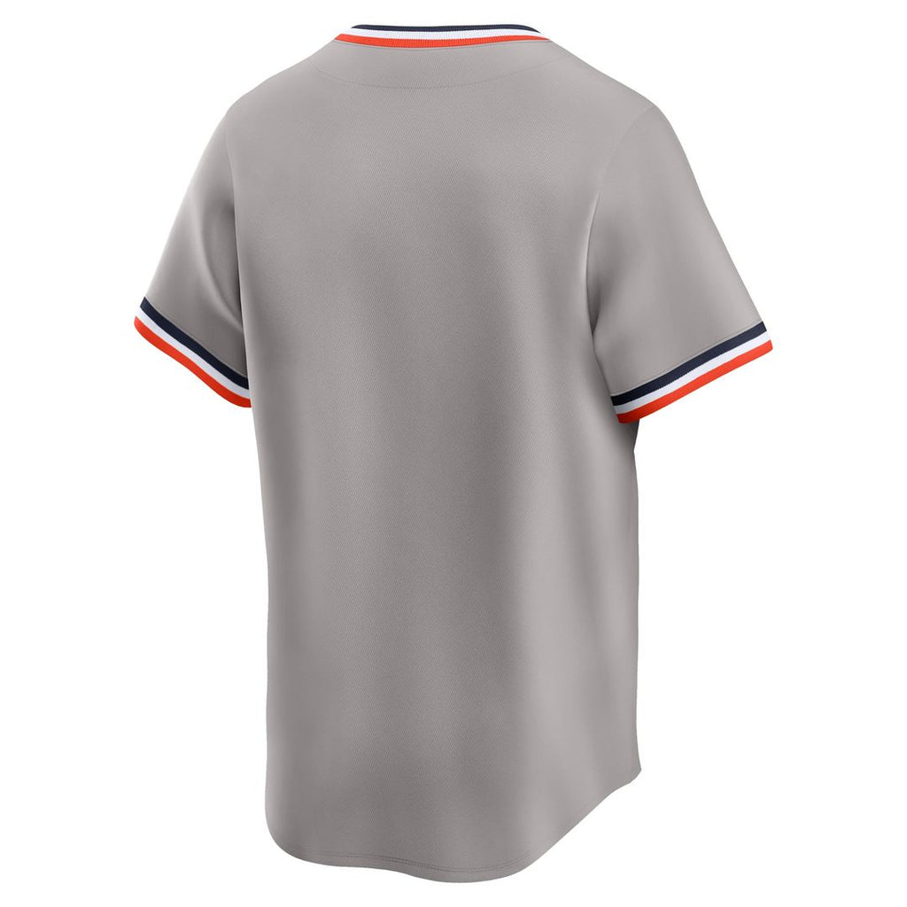 Detroit Tigers Nike Gray Cooperstown Collection Limited Jersey product image 3, provided for visual reference and product