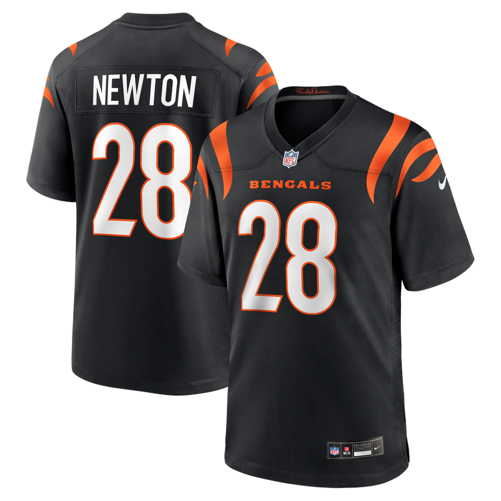 Cincinnati Bengals Josh Newton Nike Black Game Jersey product image 1, provided for visual reference and product detail