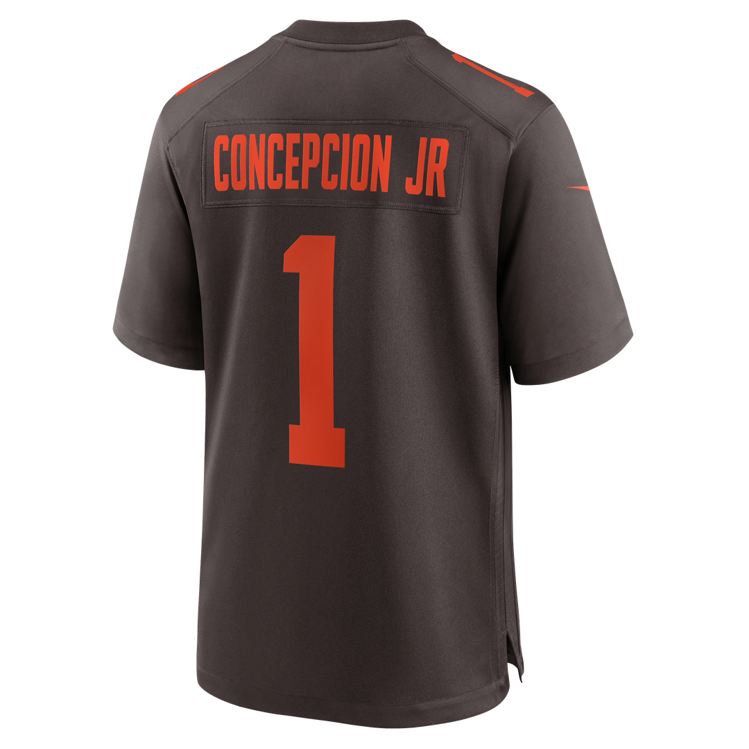 Cleveland Browns KC Concepcion Jr. Nike Brown Alternate Game Jersey product image 3, provided for visual reference and