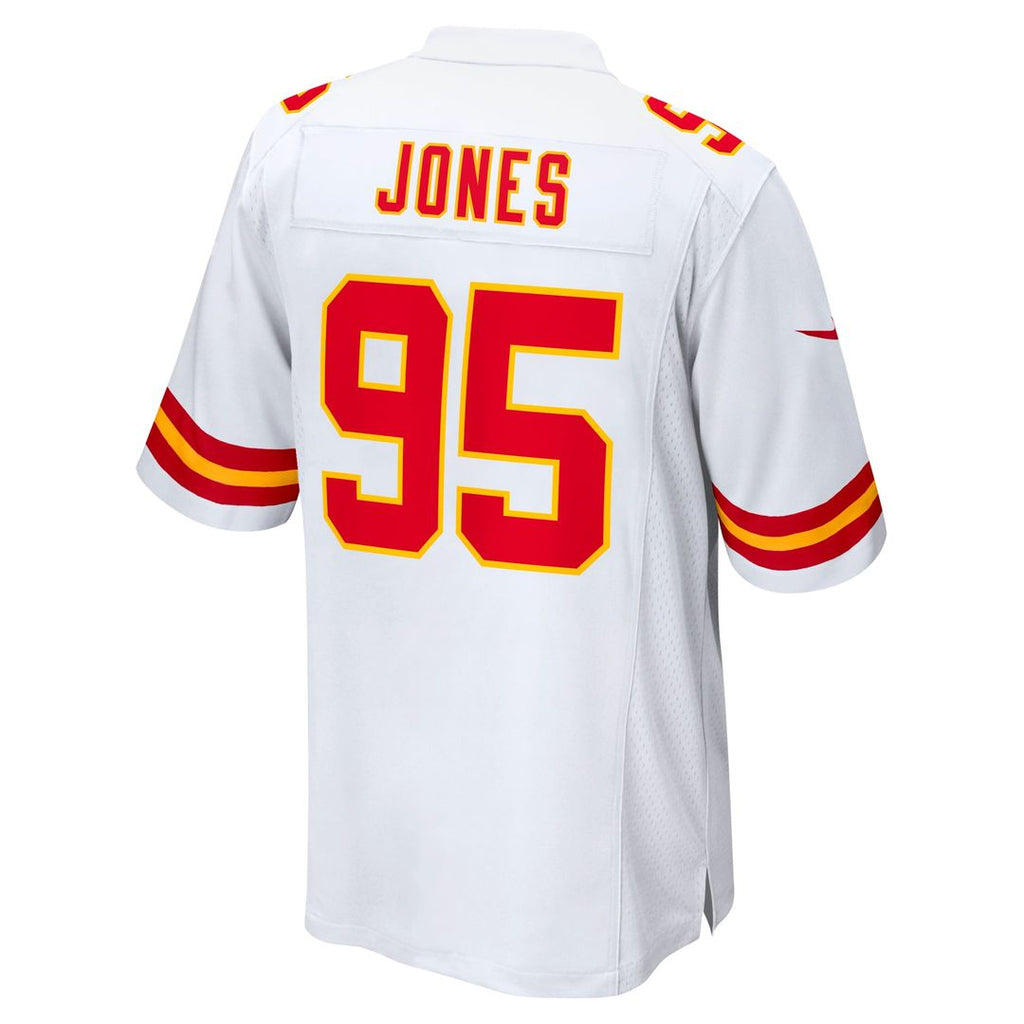 Kansas City Chiefs Chris Jones Nike White Game Jersey product image 3, provided for visual reference and product detail