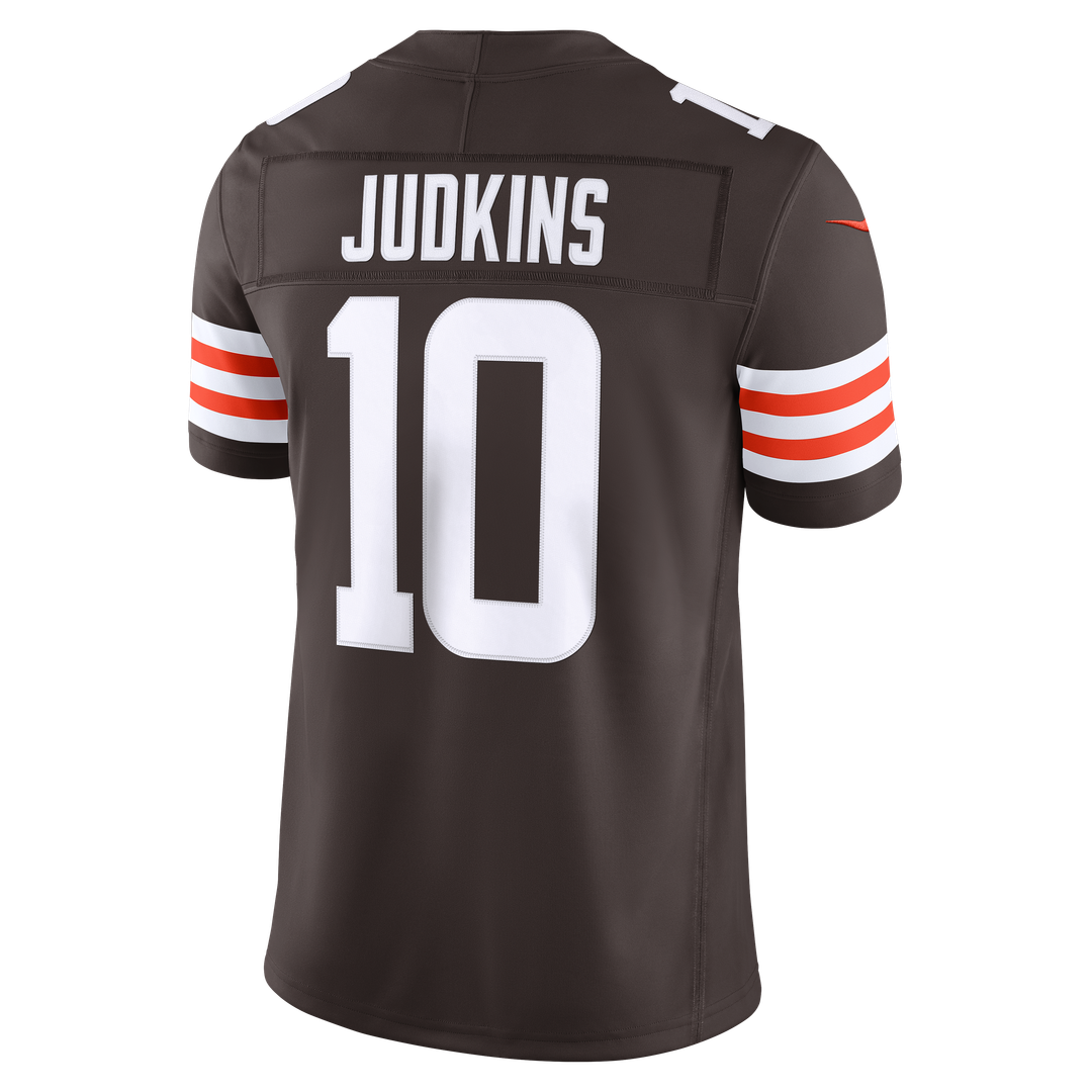 Cleveland Browns Quinshon Judkins Nike Brown Team Vapor F.U.S.E. Stitched Limited Jersey product image 7, provided for