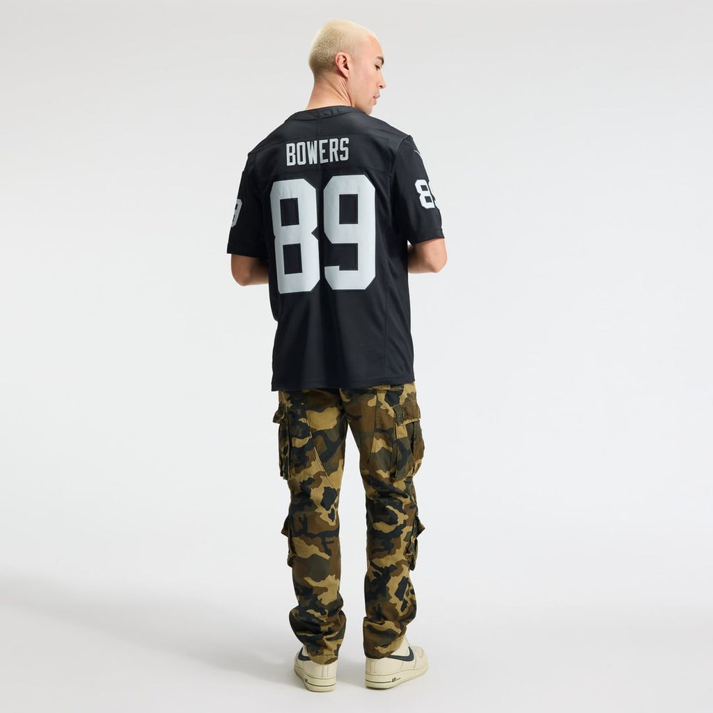 Las Vegas Raiders Brock Bowers Nike White Vapor F.U.S.E. Stitched Limited Jersey product image 11, provided for visual