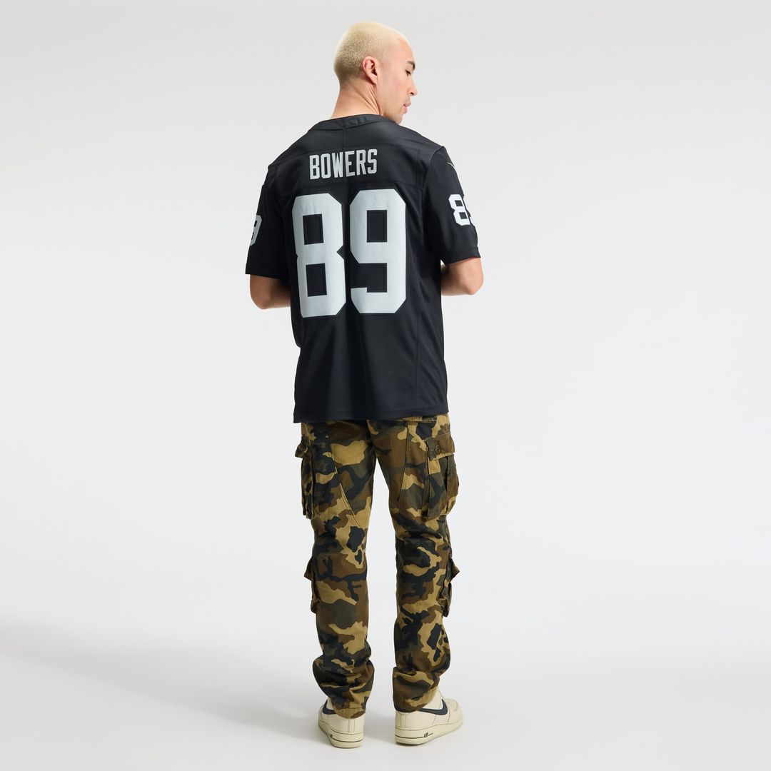 Las Vegas Raiders Brock Bowers Nike White Vapor F.U.S.E. Stitched Limited Jersey product image 11, provided for visual