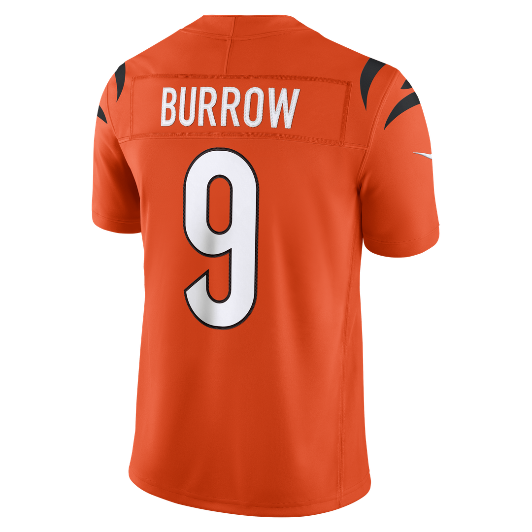 Cincinnati Bengals Joe Burrow Nike Orange Alternate Vapor F.U.S.E. Stitched Limited Jersey product image 3, provided for