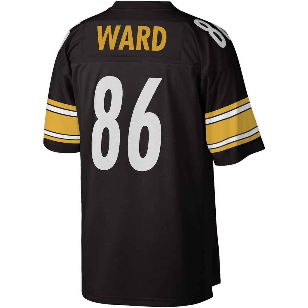 Pittsburgh Steelers Hines Ward Mitchell & Ness Black Legacy Replica Jersey product image 3, provided for visual reference
