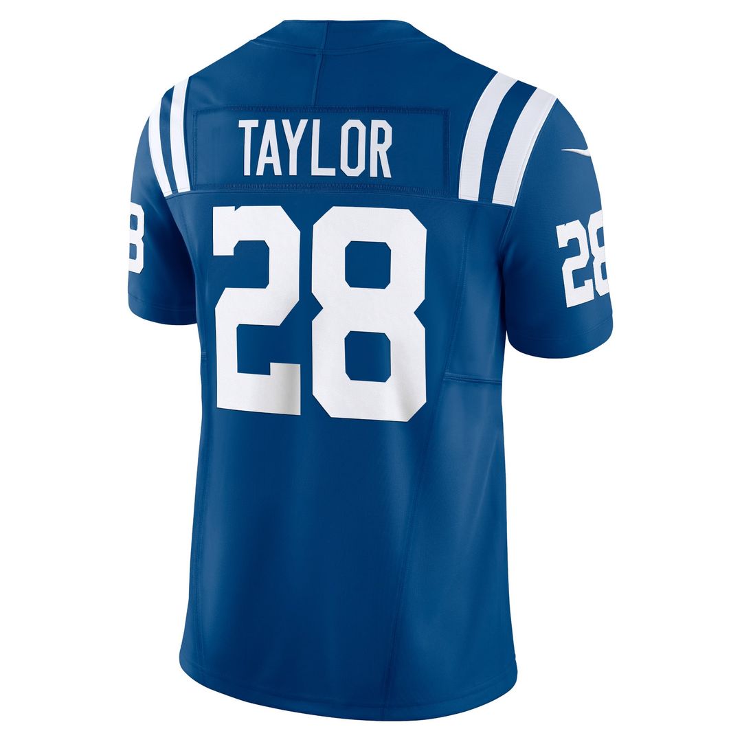 Indianapolis Colts Jonathan Taylor Nike Royal Vapor F.U.S.E. Limited Jersey product image 3, provided for visual reference
