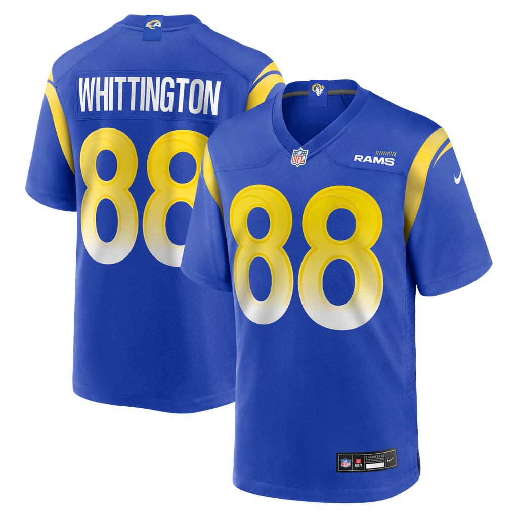 Los Angeles Rams Jordan Whittington Nike Royal Team Game Jersey product image 1, provided for visual reference and product