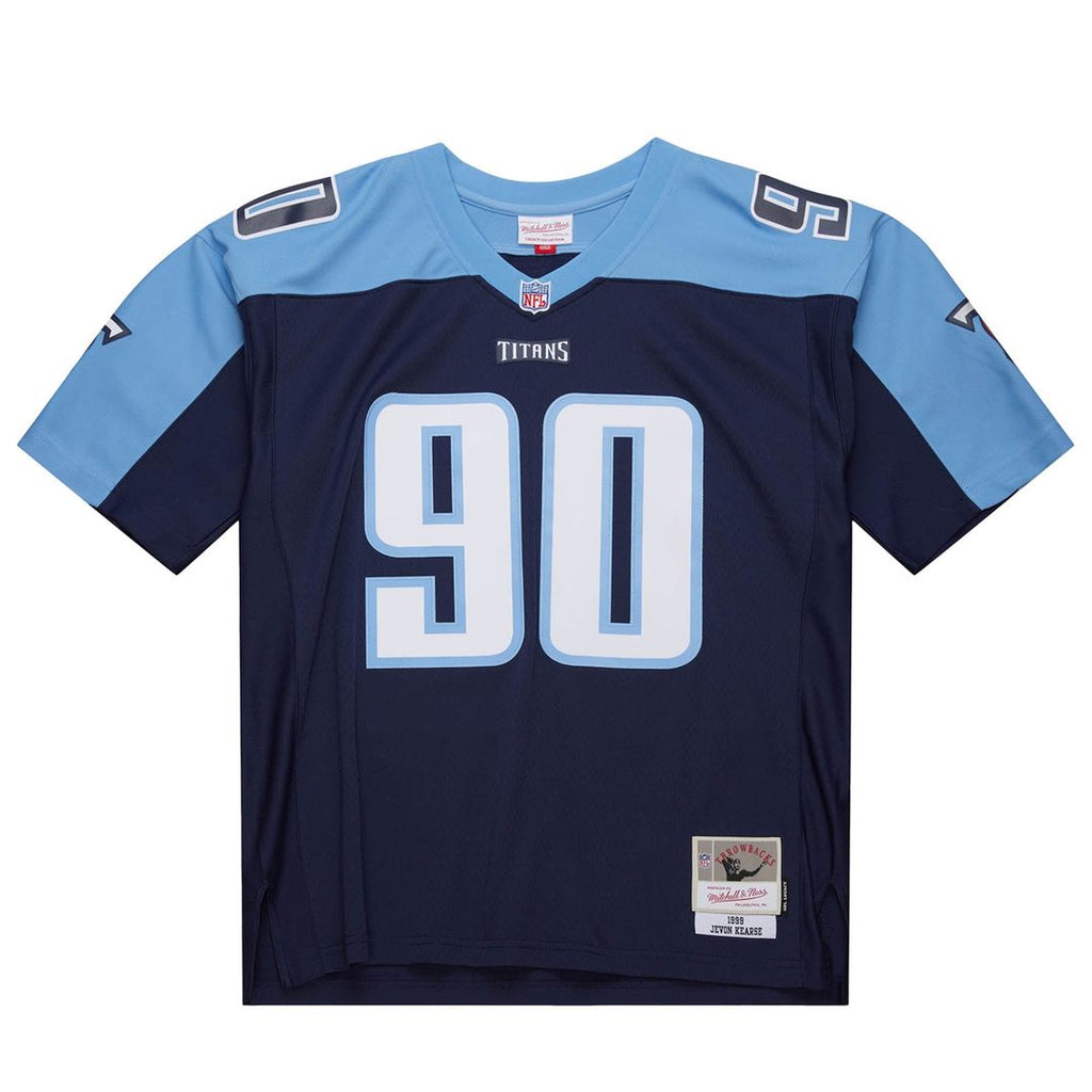 Tennessee Titans Jevon Kearse Mitchell & Ness Navy 1999 Legacy Replica Jersey product image 2, provided for visual reference