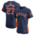 Houston Astros Jose Altuve Nike Navy Alternate Elite Player Jersey product image 1, provided for visual reference and