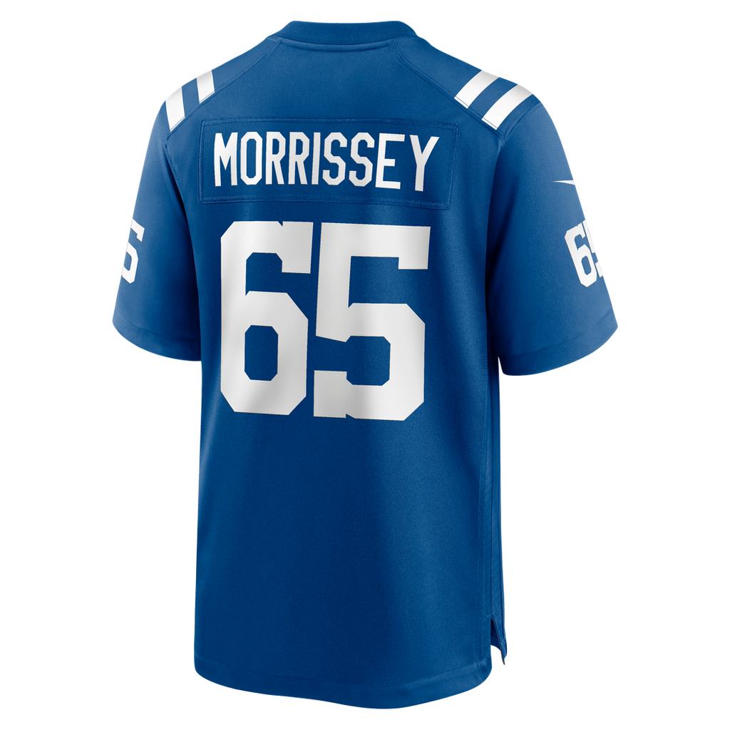 Indianapolis Colts Jimmy Morrissey Nike Royal Team Game Jersey product image 3, provided for visual reference and product