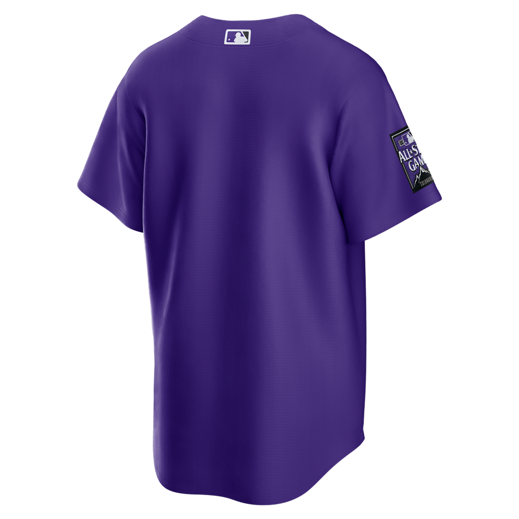 Colorado Rockies Nike Purple Alternate Replica Team Jersey product image 18, provided for visual reference and product