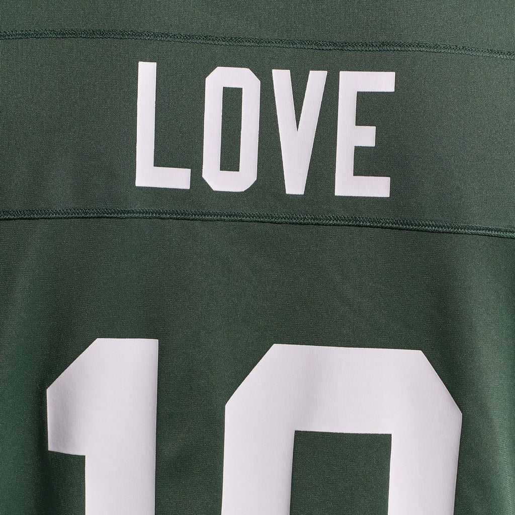 Green Bay Packers Jordan Love Nike Green Player Game Jersey product image 11, provided for visual reference and product