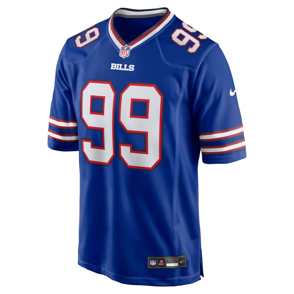 Buffalo Bills T.J. Parker Nike Royal Game Jersey product image 2, provided for visual reference and product detail review