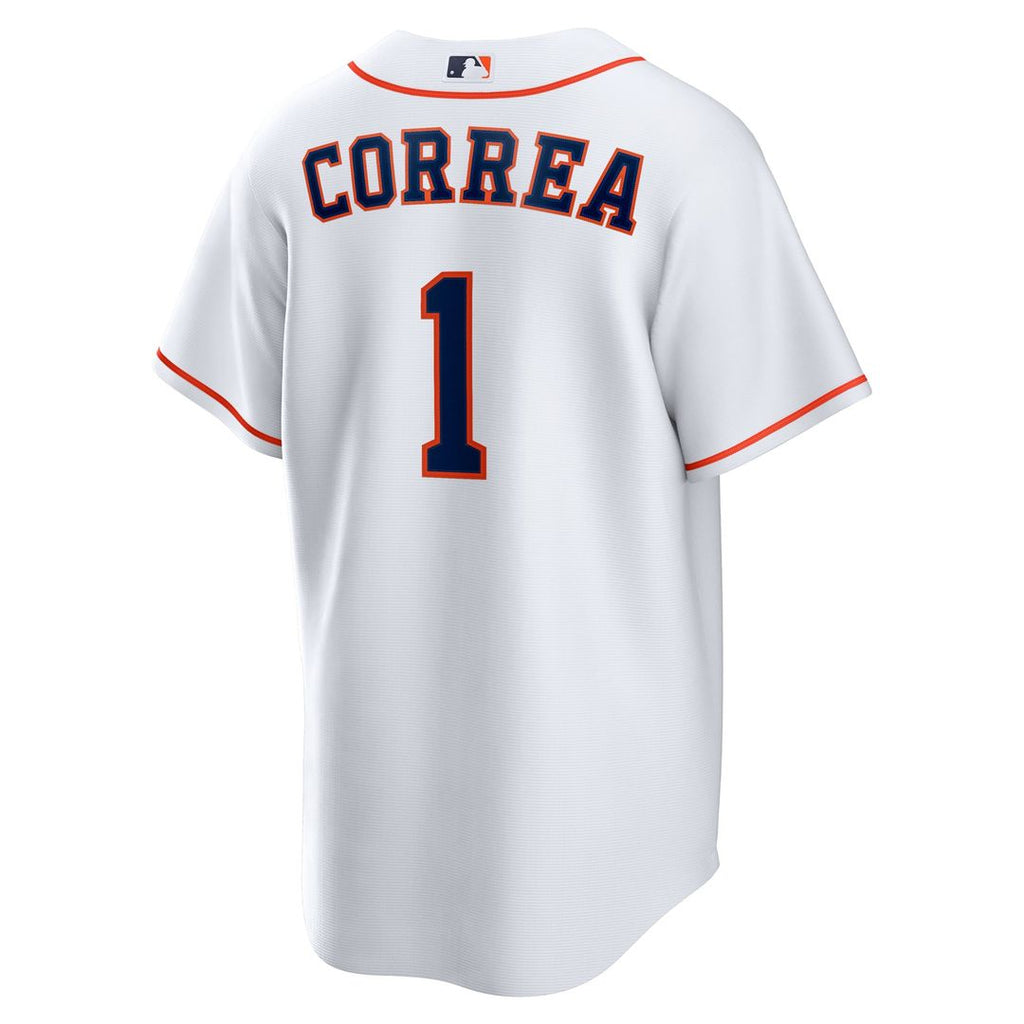 Houston Astros Carlos Correa Nike White Home Replica Jersey product image 3, provided for visual reference and product