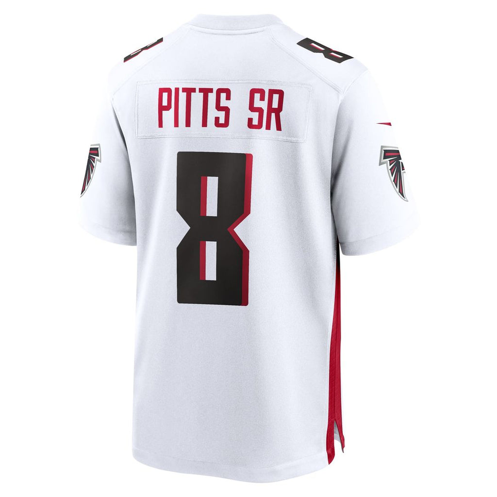 Atlanta Falcons Kyle Pitts Sr. Nike White White Game Jersey product image 3, provided for visual reference and product