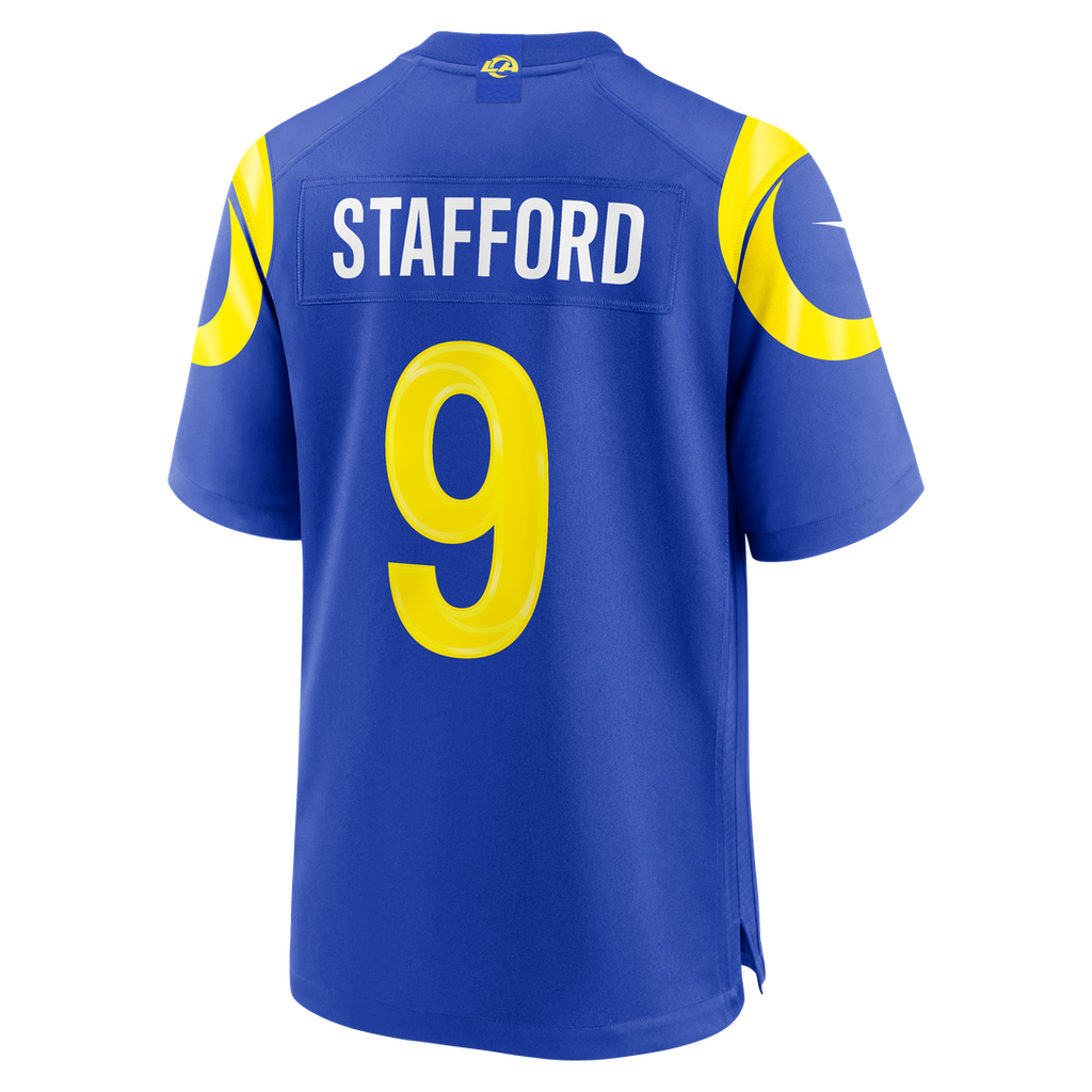 Los Angeles Rams Matthew Stafford Nike Royal Team Game Player Jersey product image 3, provided for visual reference and