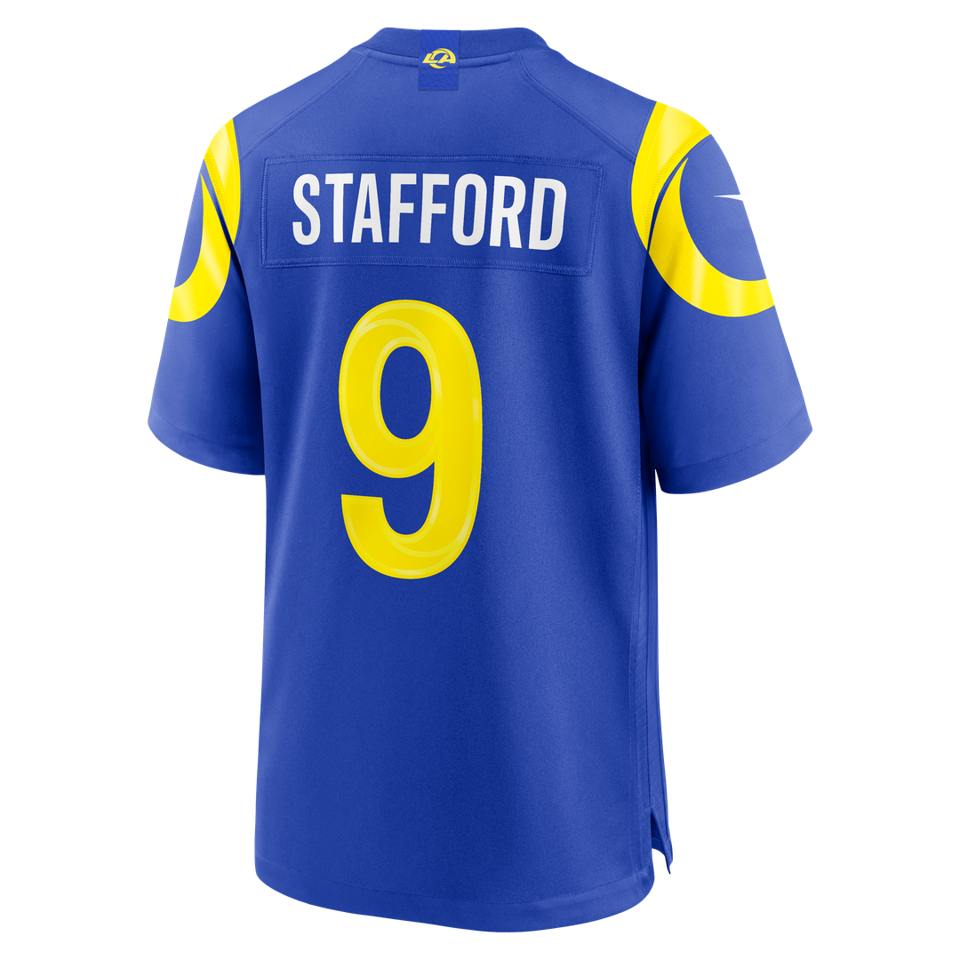 Los Angeles Rams Matthew Stafford Nike Royal Team Game Player Jersey product image 3, provided for visual reference and