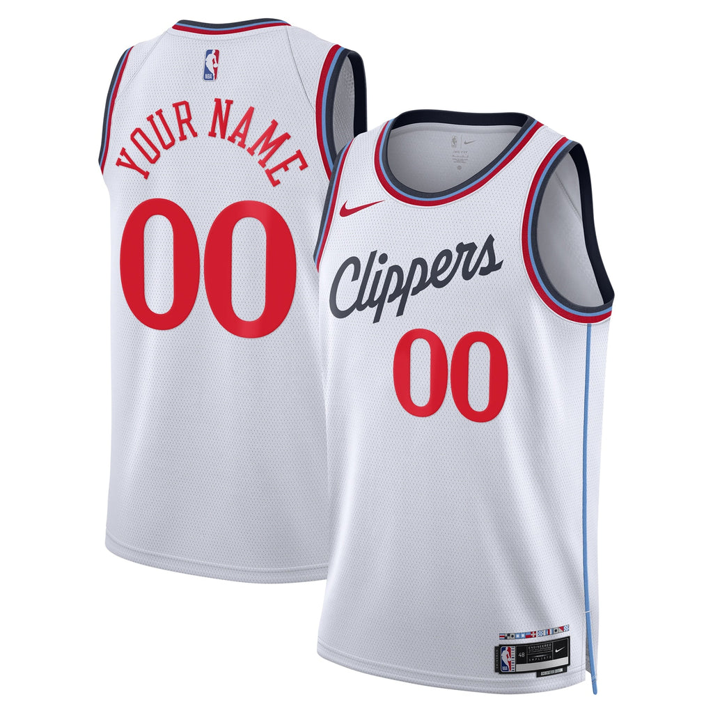 Los Angeles Clippers Nike Replica Association Swingman Jersey - Custom - Unisex product image 1, provided for visual