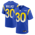 Los Angeles Rams Josh Wallace Nike Royal Game Jersey product image 1, provided for visual reference and product detail review