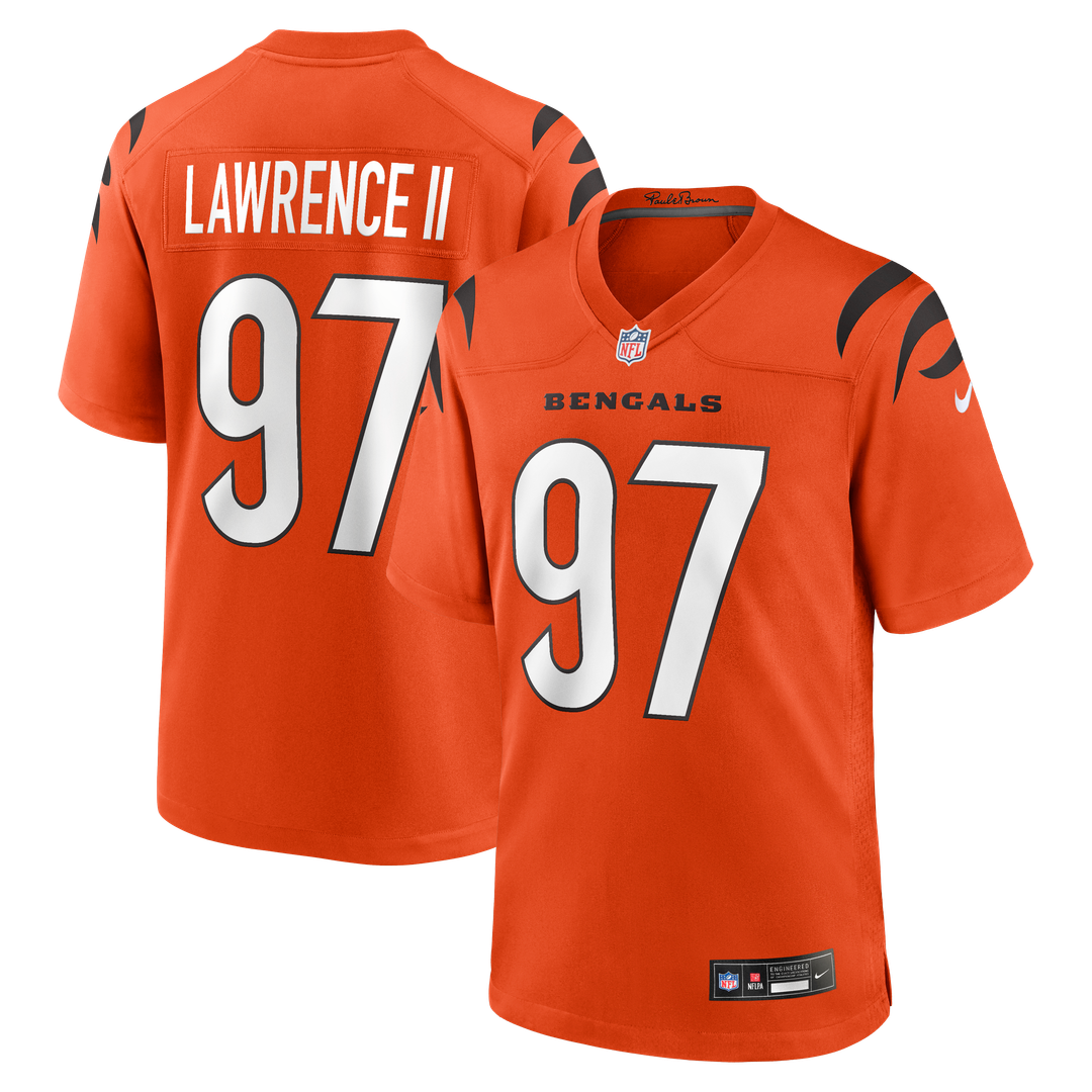 Cincinnati Bengals Dexter Lawrence II Nike Black Game Jersey product image 11, provided for visual reference and product