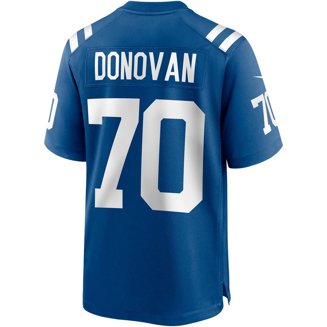 Indianapolis Colts Art Donovan Nike Royal Game Retired Player Jersey product image 3, provided for visual reference and
