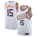 Phoenix Suns Nike Association Edition Swingman Jersey - White - Devin Booker - Unisex product image 1, provided for visual