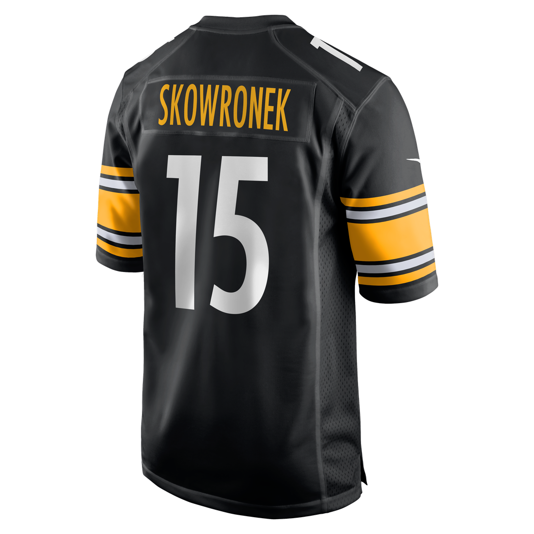 Pittsburgh Steelers Ben Skowronek Nike Black Team Game Jersey product image 3, provided for visual reference and product