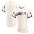 Los Angeles Dodgers Nike Cream City Connect Authentic Sponsor Patch Jersey product image 1, provided for visual reference
