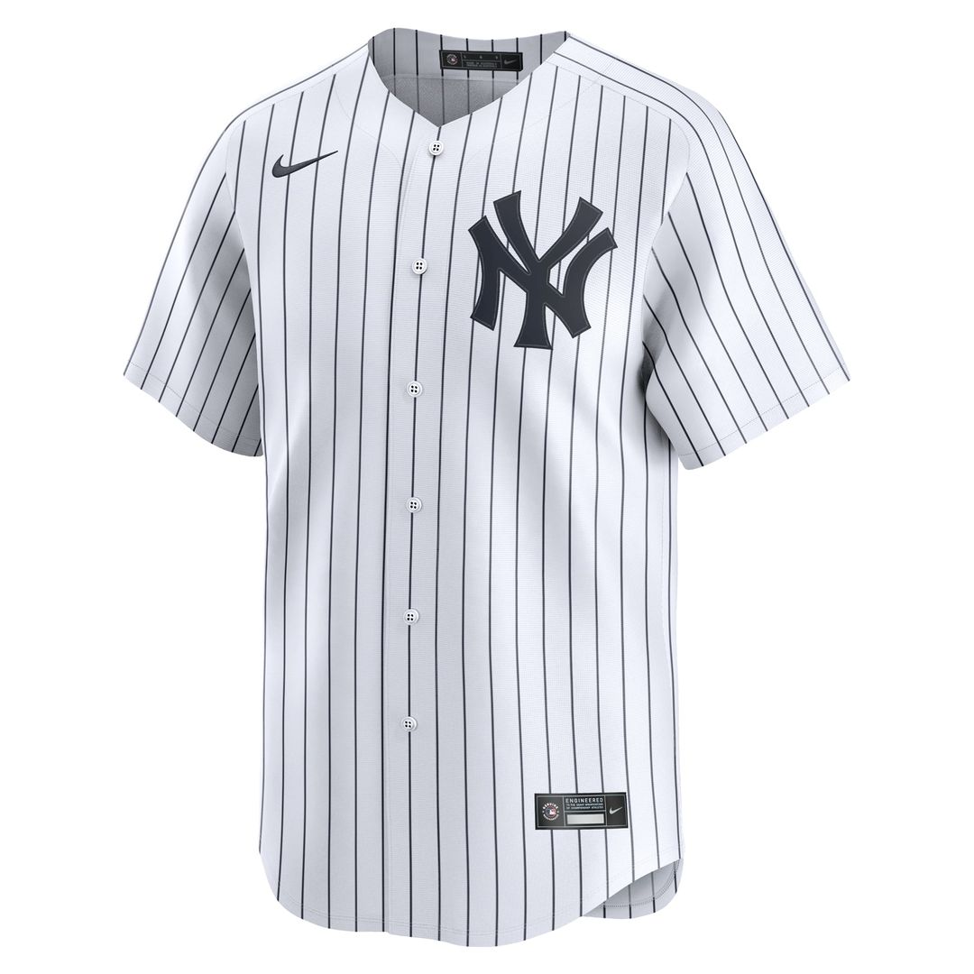 New York Yankees Giancarlo Stanton Nike White Home Limited Player Jersey product image 2, provided for visual reference and