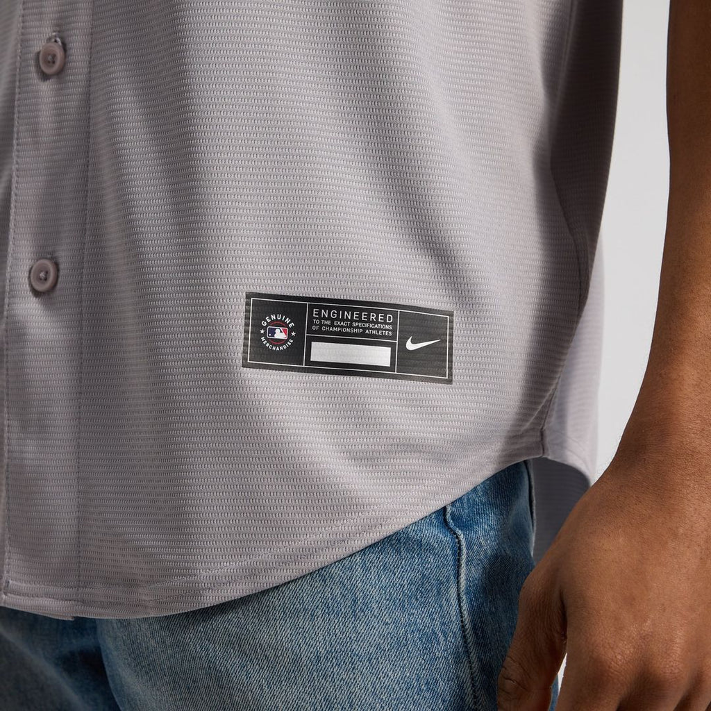 New York Yankees Gerrit Cole Nike Gray Road Replica Jersey product image 8, provided for visual reference and product detail